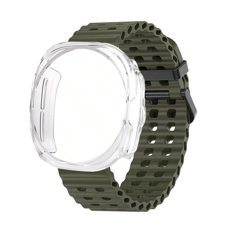 بند هاپلایت مدل Ocean CL Guard HL مناسب برای ساعت هوشمند سامسونگ Galaxy Watch 7 Ultra 47mm به همراه کاور