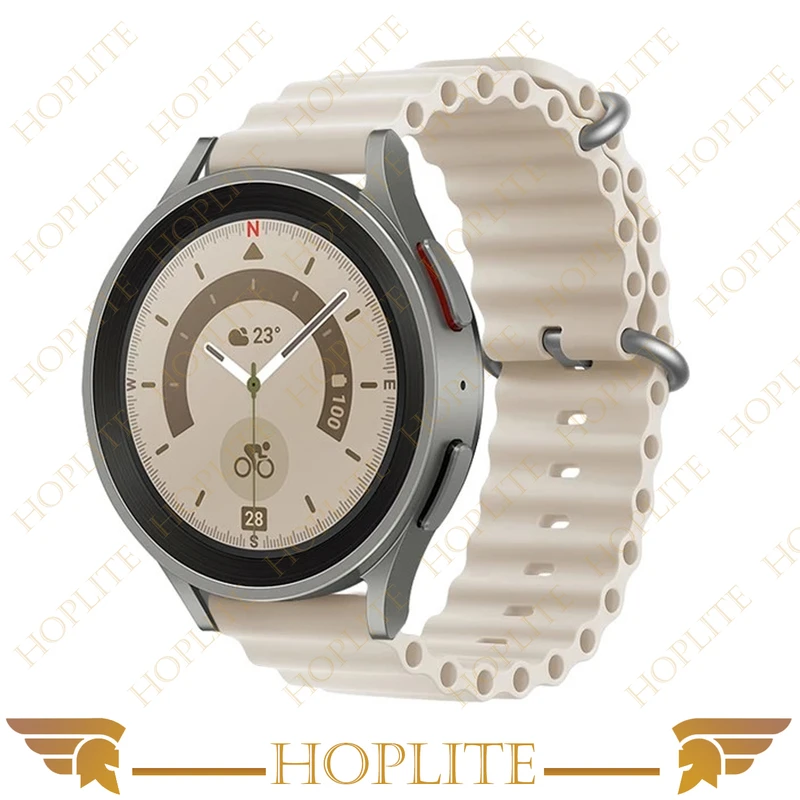 بند هاپلایت مدل Ocean مناسب برای ساعت هوشمند سامسونگ Galaxy Watch Active 1 / Active 2 40mm / Active 2 44mm / Watch 3 41mm / Watch 4 40mm / Watch 4 42mm / Watch 4 44mm / Watch 4 46mm