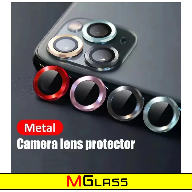 محافظ لنز دوربین ام‌گلس مدل Ring Metal مناسب برای گوشی موبایل اپل Iphone 13 / 13 Mini