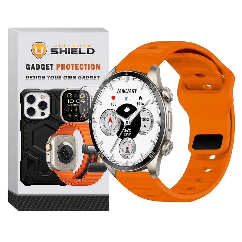 بند آلتیمیت شیلد مدل SPG Sport TW مناسب برای ساعت هوشمند گلوریمی GX Sport 22mm