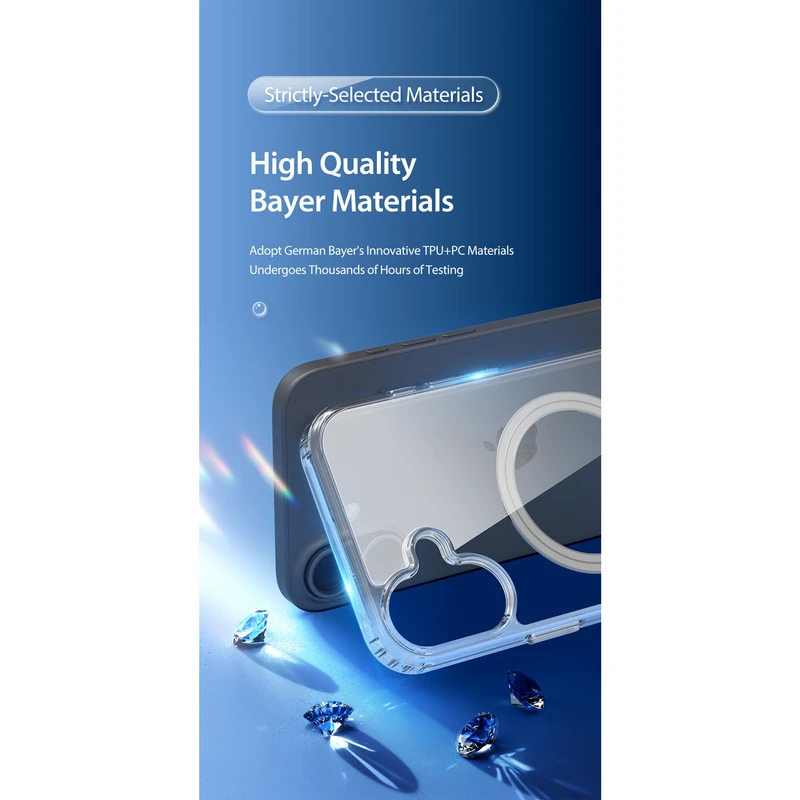 کاور هاپلایت مدل MagSafe Clear HL مناسب برای گوشی موبایل اپل iPhone 16