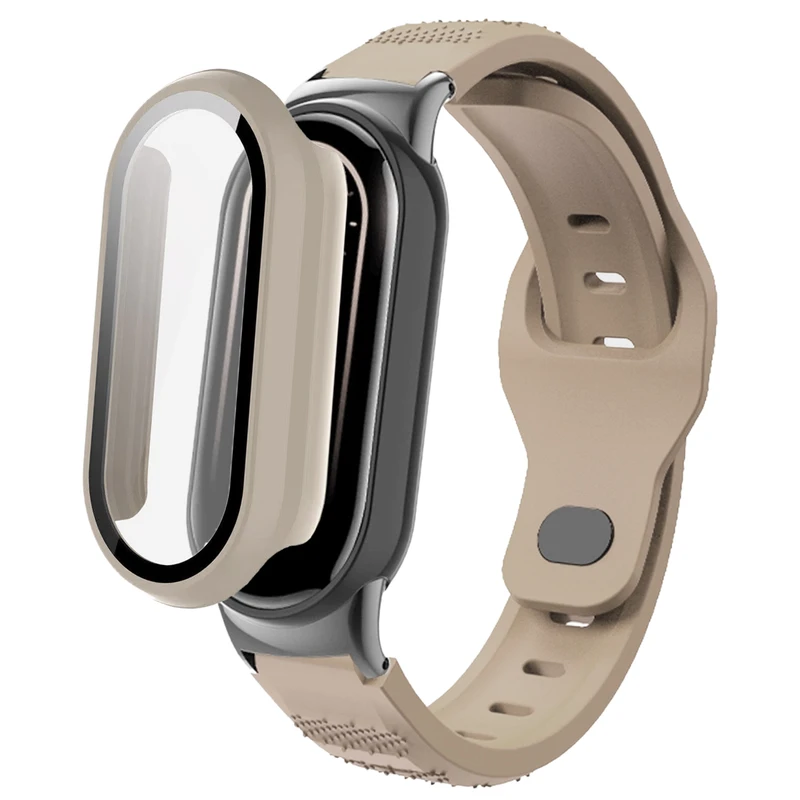 بند اسپریگ مدل Spig Sport Special GD مناسب برای ساعت هوشمند شیائومی Mi band 10 12mm به همراه کاور