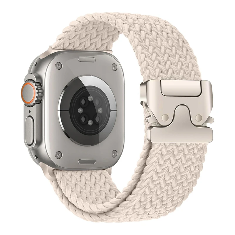 بند ساعت آکوآرا مدل Woven Parachute مناسب برای اپل واچ 49 mm سری Ultra