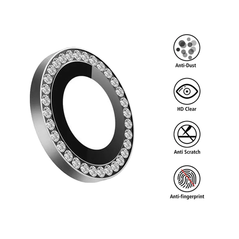 محافظ لنز دوربین رینگی هاپلایت مدل Diamond Protector HL مناسب برای گوشی موبایل شیائومی Poco X6