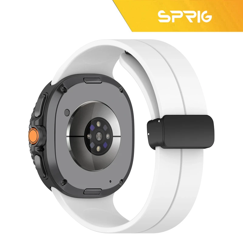 بند اسپریگ مدل Silicone Magnet W8 مناسب برای ساعت هوشمند سامسونگ Galaxy Watch 8 40mm / 8 44mm / 8 Classic 46mm