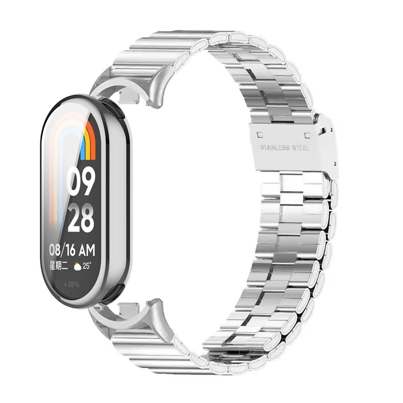 بند آکوآرا مدل 1Bead SG GRDS مناسب برای مچ بند هوشمند شیائومی Mi Band 8 به همراه کاور