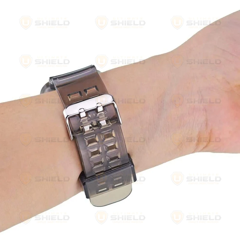 بند آلتیمیت شیلد مدل Transparent Shock مناسب برای اپل واچ 38 mm سری 1 به همراه کاور