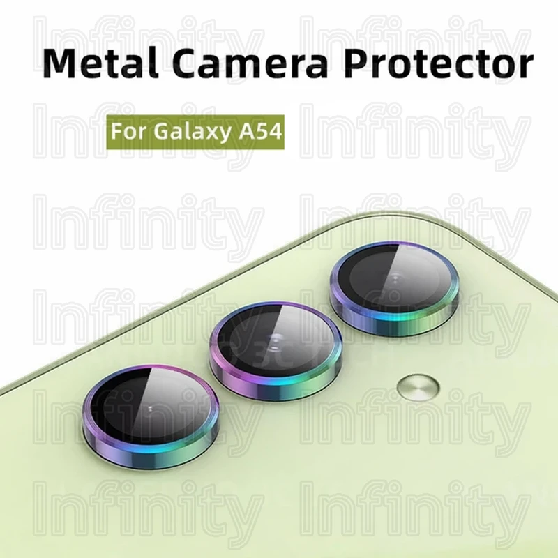 محافظ لنز دوربین رینگی اینفینیتی مدل Ring-Metal-IN مناسب برای گوشی موبایل سامسونگ Galaxy A55
