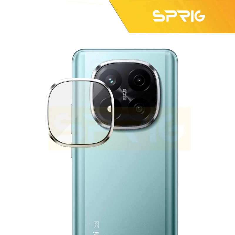 محافظ لنز دوربین اسپریگ مدل Ring Metal مناسب برای گوشی موبایل شیائومی Redmi Note 14 Pro Plus