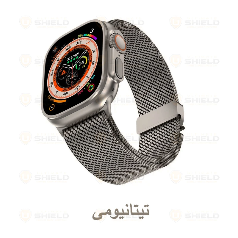 بند آلتیمیت شیلد مدل Milan New_V مناسب برای اپل واچ 42/44/45 میلی متری سری Se/1/2/3/4/5/6/7/8/9
