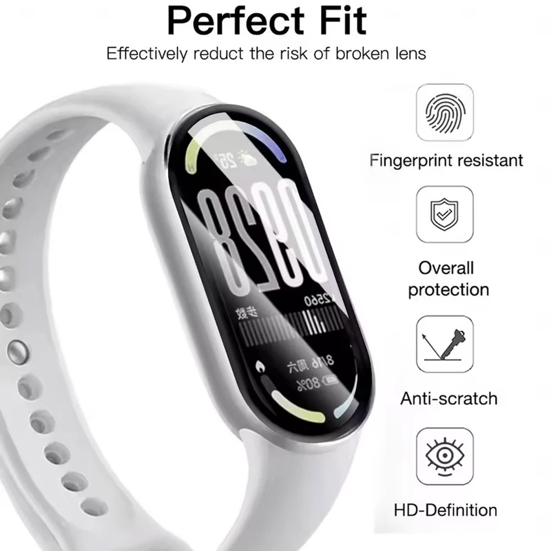 محافظ صفحه نمایش شیپ مدل PMMA SH مناسب برای ساعت هوشمند شیائومی Mi Band 10 بسته دو عددی