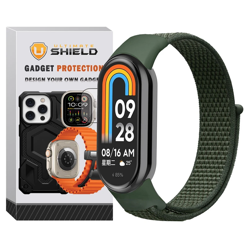 بند آلتیمیت شیلد مدل Nylon Stick مناسب برای ساعت هوشمند شیائومی Mi band 10