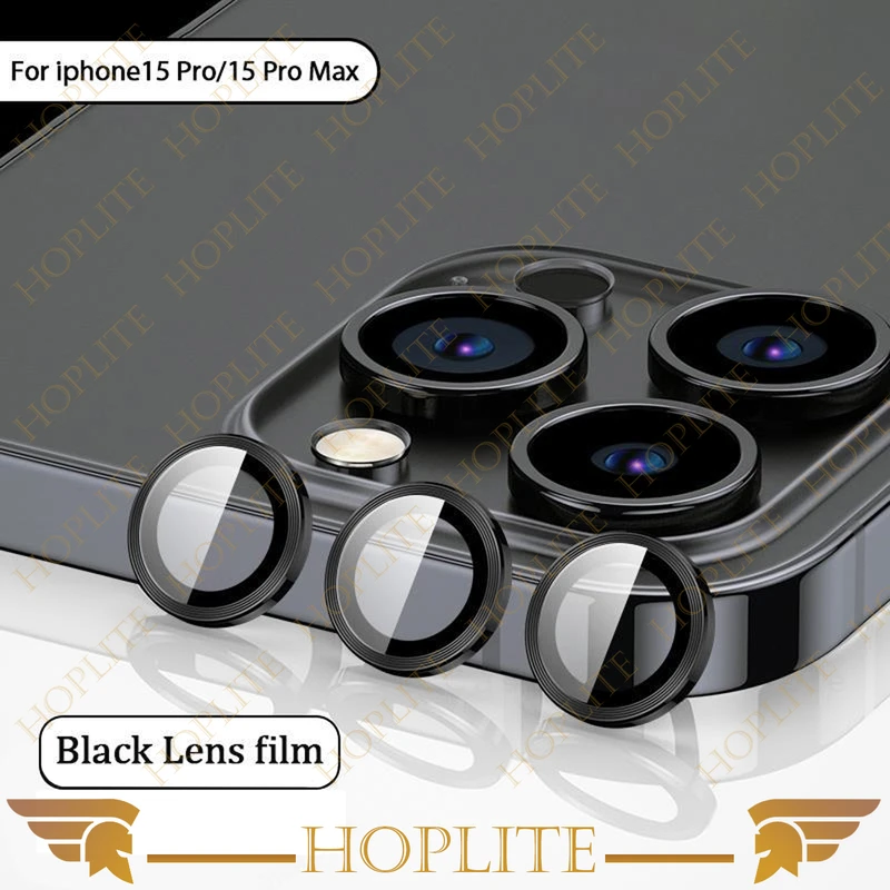 محافظ لنز دوربین هاپلایت مدل Ring-Metal-HL مناسب برای گوشی موبایل اپل Iphone 15 Pro