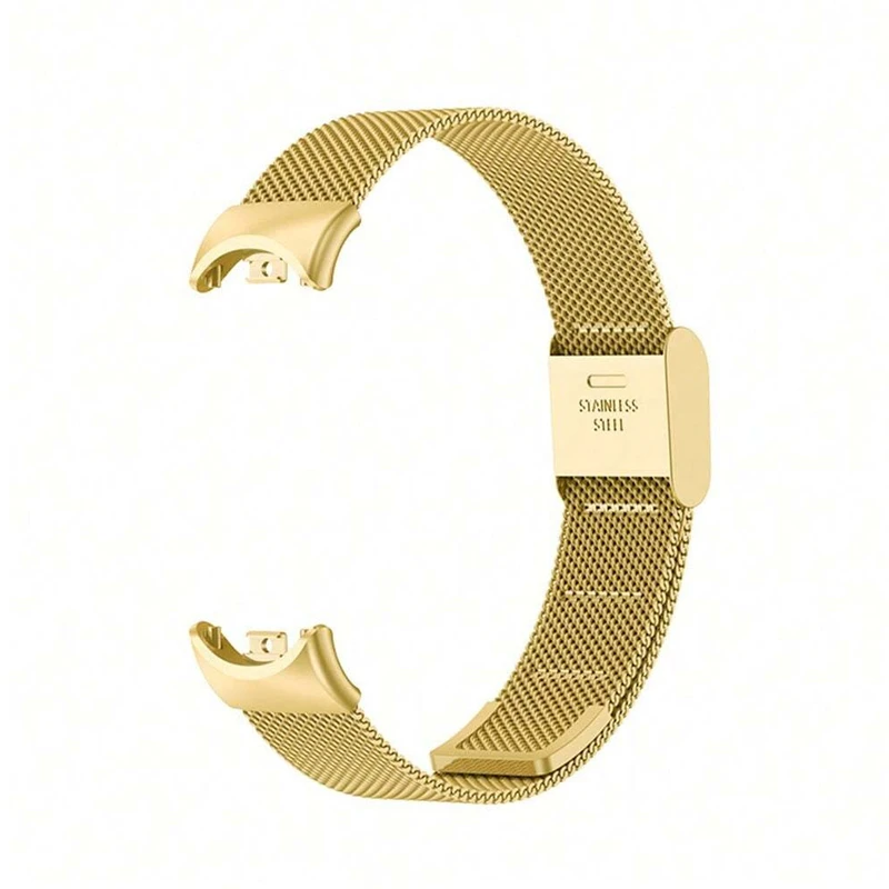 بند ساعت آکوآرا مدل Milanese SG مناسب برای مچ‌بند هوشمند شیائومی Mi Band 9