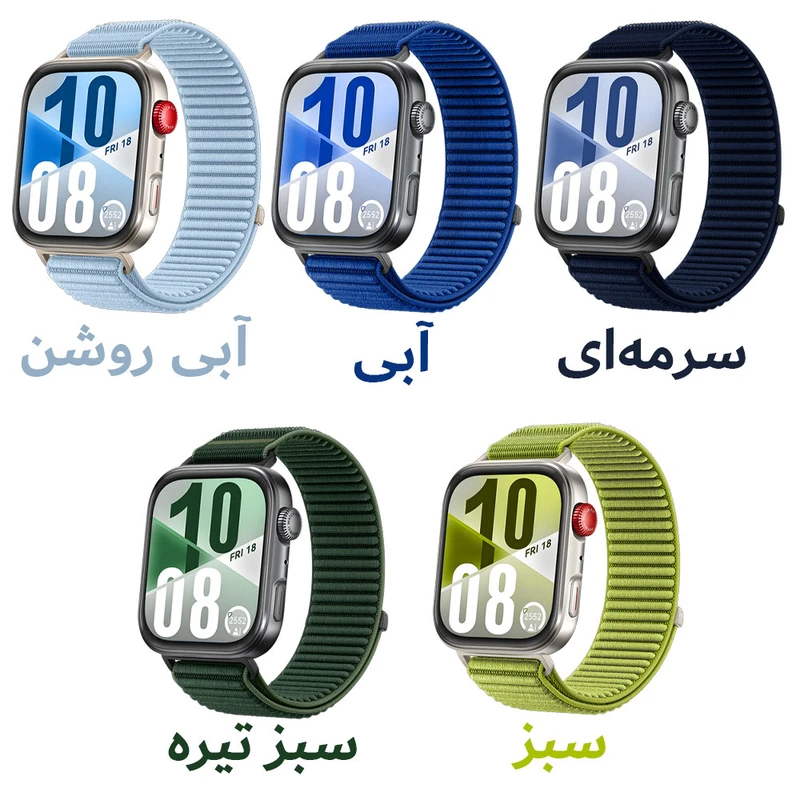 بند آکوآرا مدل Velcro Weave مناسب برای ساعت هوشمند هوآوی Fit 4