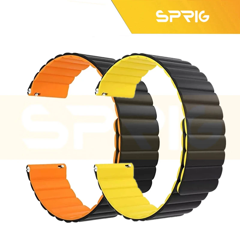 بند اسپریگ مدل Silicone Magnetic Link TW مناسب برای ساعت هوشمند ناتینگ سایز mm 22 سری CMF Watch Pro 3