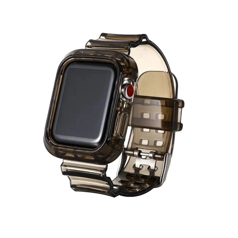 بند هاپلایت مدل Transparent Shock HL مناسب برای اپل واچ سری 4/5/6/Se سایز 40 میلی متری