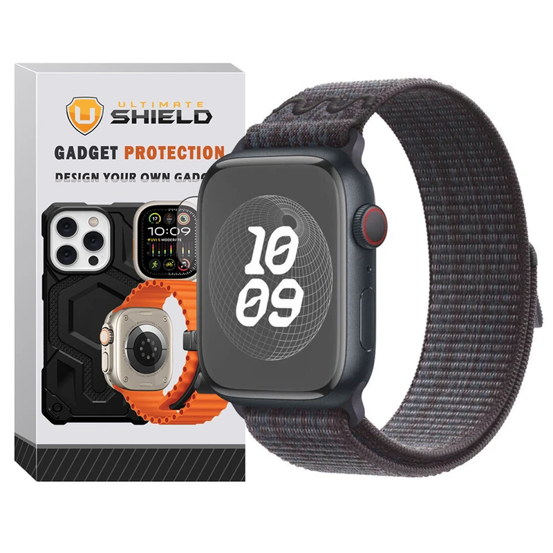 بند آلتیمیت شیلد مدل NK Hyper Nylon مناسب برای اپل واچ 45 mm سری 9