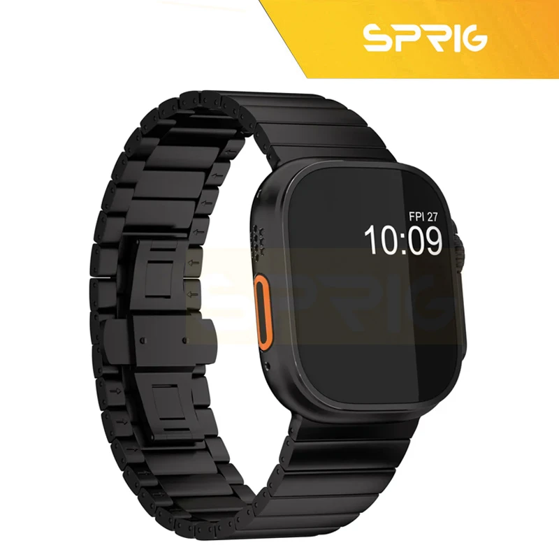 بند اسپریگ مدل Swatch Link STL مناسب برای اپل واچ 38/40/41 میلی متری سری SE/1/2/3/4/5/6/7/8/9