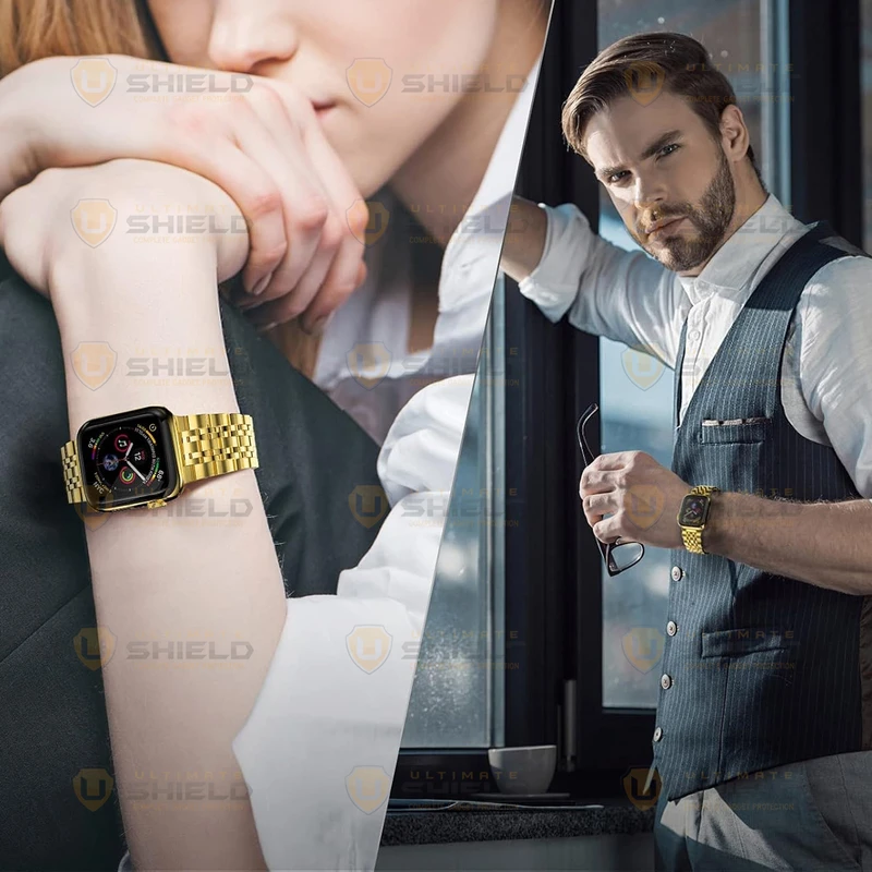 بند آلتیمیت شیلد مدل 7Bead مناسب برای اپل واچ 46 میلی متری سری 11