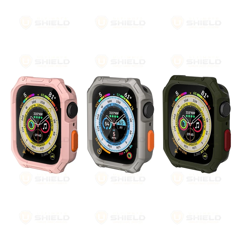 کاور آلتیمیت شیلد مدل Hexa Armor مناسب برای اپل واچ 44 میلی متری سری 4