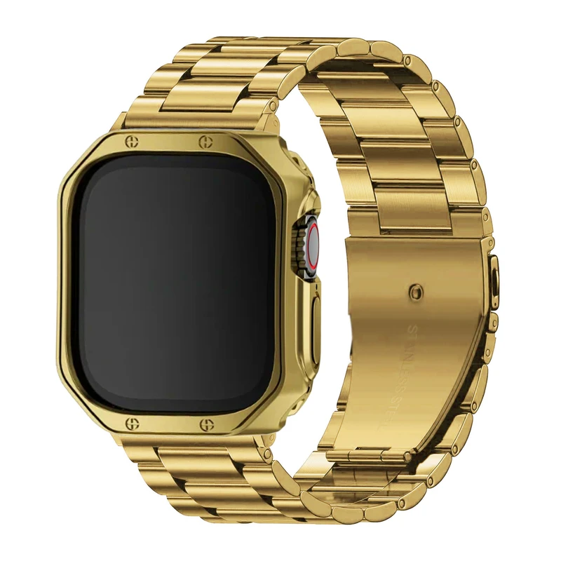 بند هاپلایت مدل 3Bead LUX HL مناسب برای اپل واچ Ultra / Ultra 2 49mm به همراه کاور