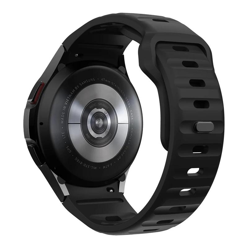 بند هاپلایت مدل Robust Silicone HL مناسب برای ساعت هوشمند سامسونگ Galaxy Watch 4/5/6/7/FE سایز 40/43/44/46/47 میلیمتری