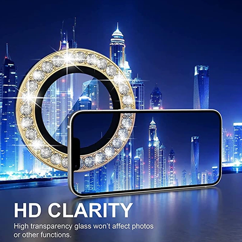 محافظ لنز دوربین هاپلایت مدل Ring Diamond HL مناسب برای گوشی موبایل سامسونگ Galaxy M54