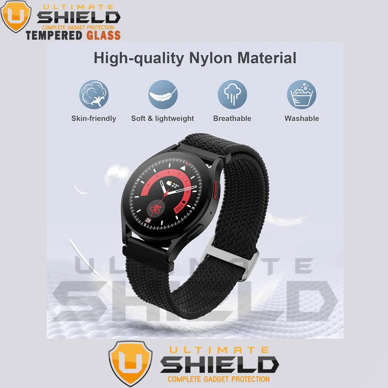 بند آلتیمیت شیلد مدل Braided TW مناسب برای ساعت هوشمند ایمیکی TG1 22mm