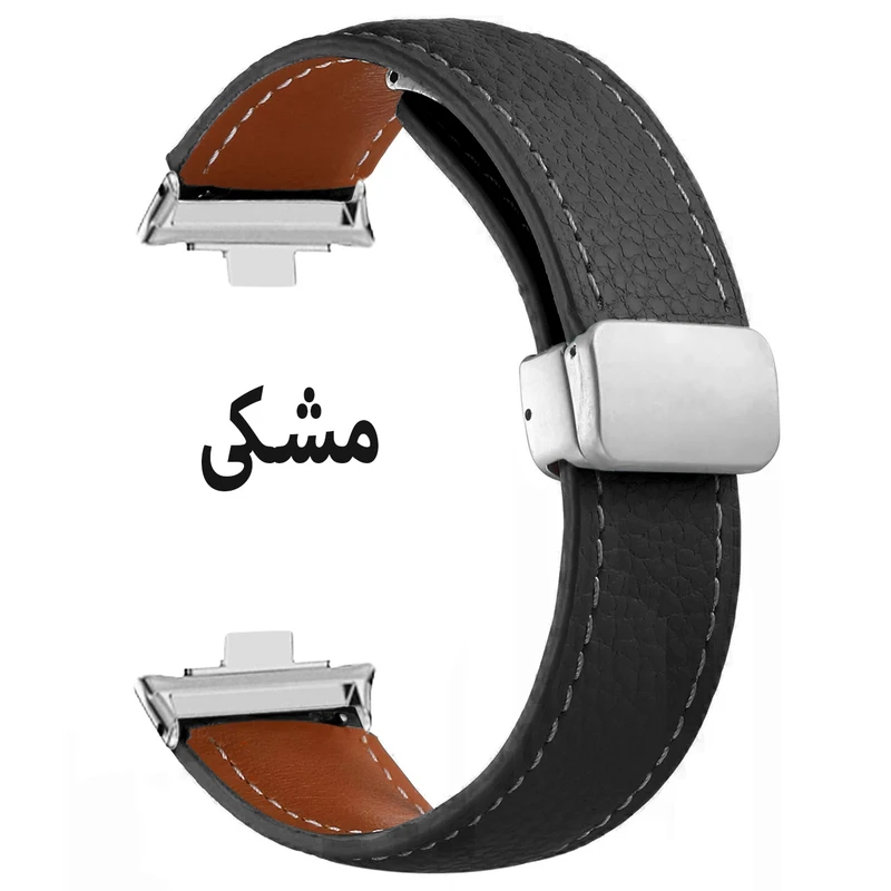 بند اسپریگ مدل Leather Magnet Special مناسب برای ساعت هوشمند شیائومی Mi band 9 Pro