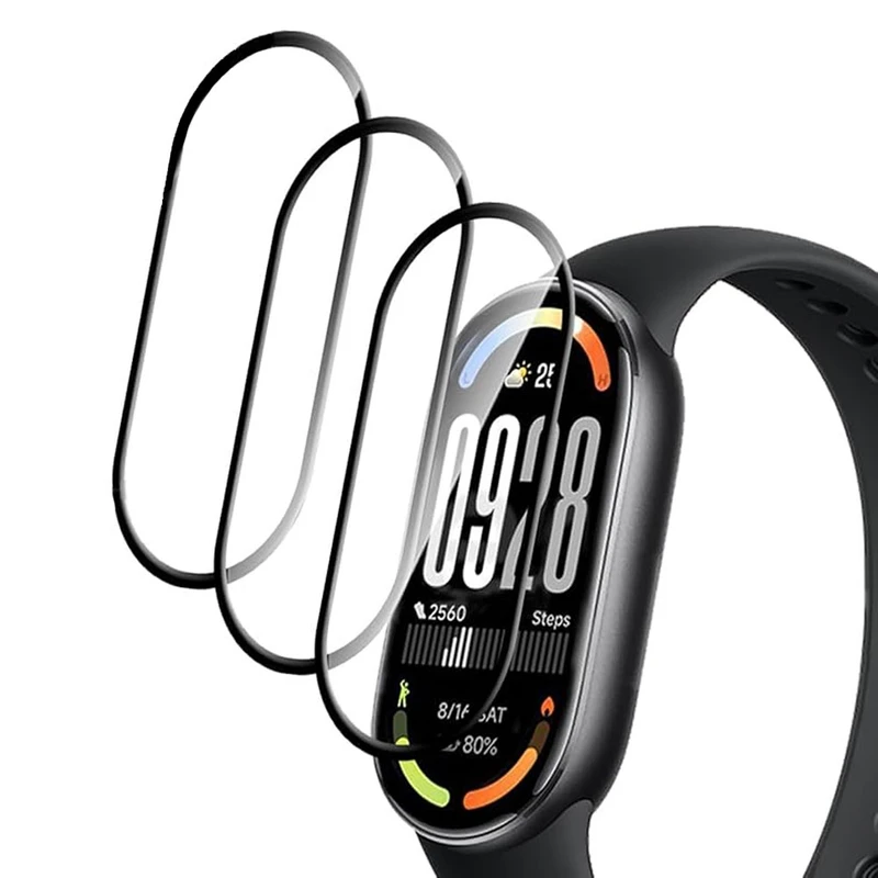 محافظ صفحه نمایش هاپلایت مدل PMMA HL مناسب برای ساعت هوشمند شیائومی Mi Band 10 بسته سه عددی