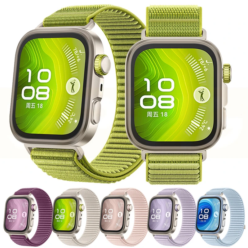 بند اسپریگ مدل nylon weave مناسب برای ساعت هوشمند هوآوی Fit 3/Fit 4/Fit 4 Pro (30mm)