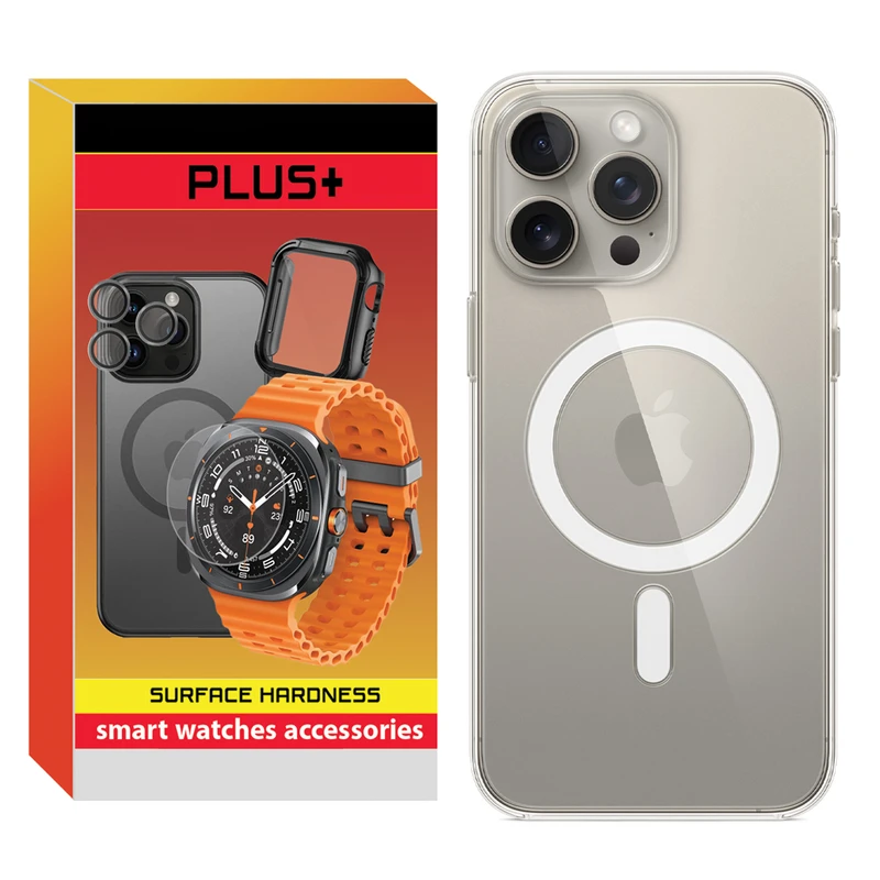کاور پلاس مدل Clear Magsafe PL مناسب برای گوشی موبایل اپل iPhone 16 Pro