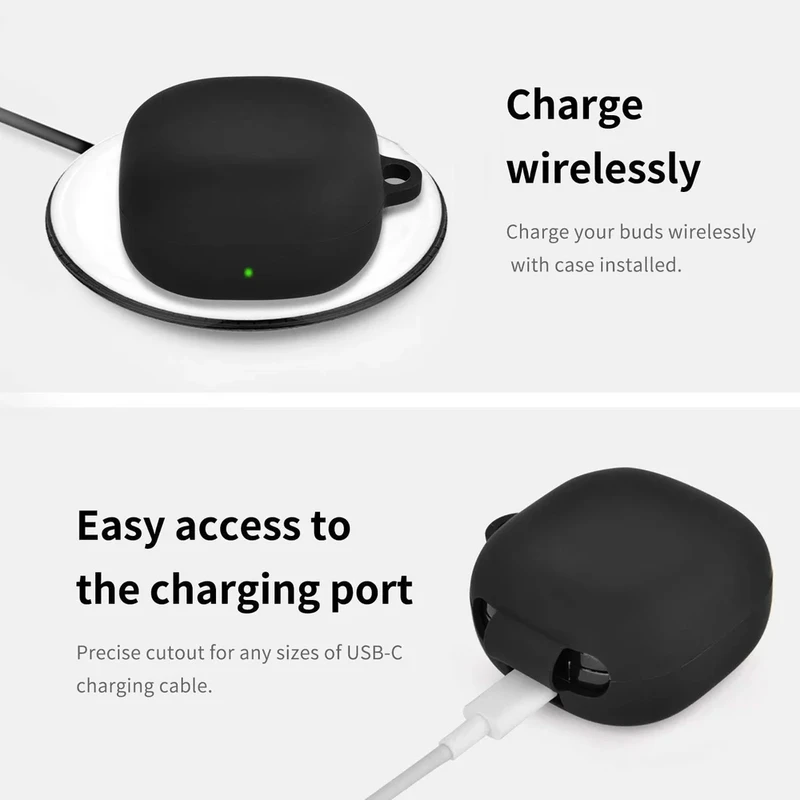 کاور هاپلایت مدل Silicone HL مناسب برای کیس هدفون بی‌سیم سامسونگ Galaxy Buds 2 Pro