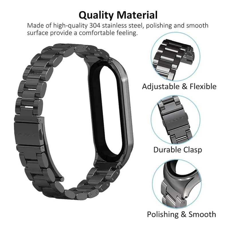 بند هاپلایت مدل 3Bead Guard HL مناسب برای ساعت هوشمند شیائومی Mi Band 8
