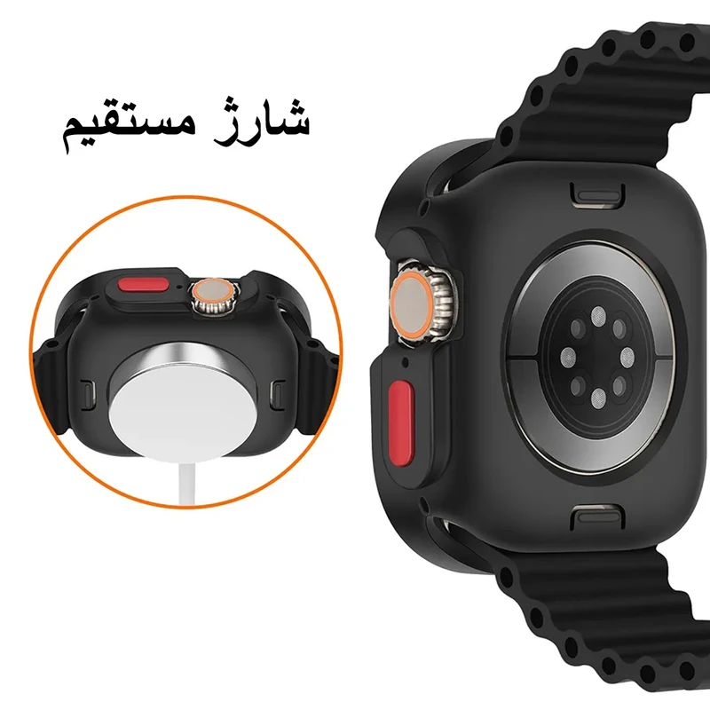 کاور پلاس مدل Armor Shield PL مناسب برای ساعت هوشمند ویرفیت HK8 Pro max / HK9 Ultra 2 / T900 ultra / T1000 Ultra به همراه محافظ صفحه نمایش