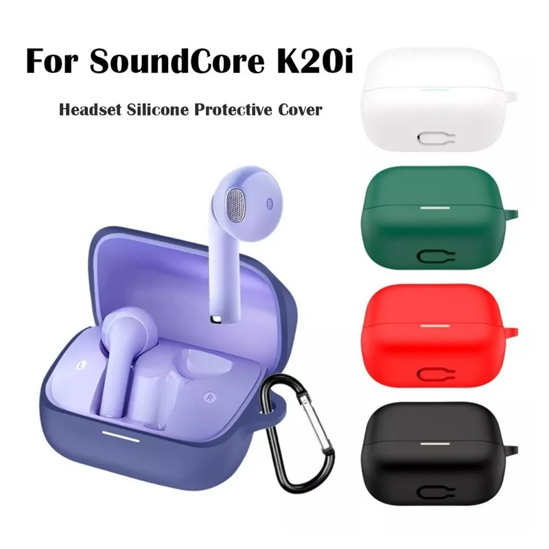 کاور زیرو مدل Silicone ZR مناسب برای کیس هدفون بی‌سیم انکر Soundcore K20i