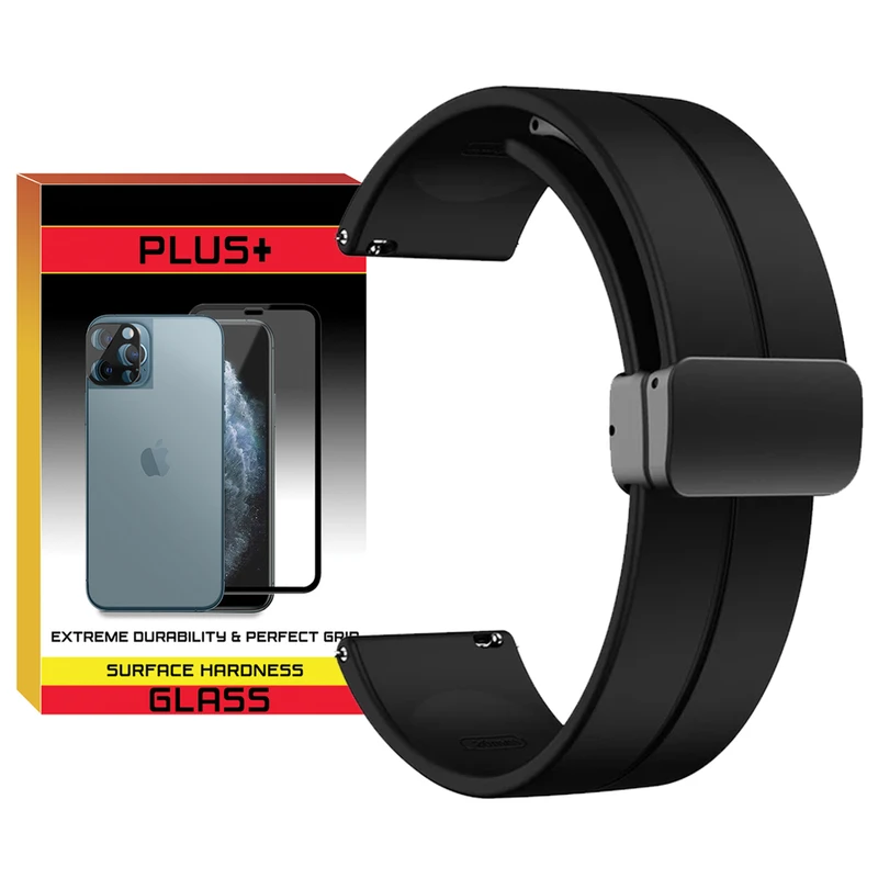 بند پلاس مدل SIC MAG PL TW مناسب برای ساعت هوشمند سامسونگ Galaxy Gear S3 / Watch 3 45mm / Watch 46mm / S3 Frontier / S3 Classic Gear 2 R380