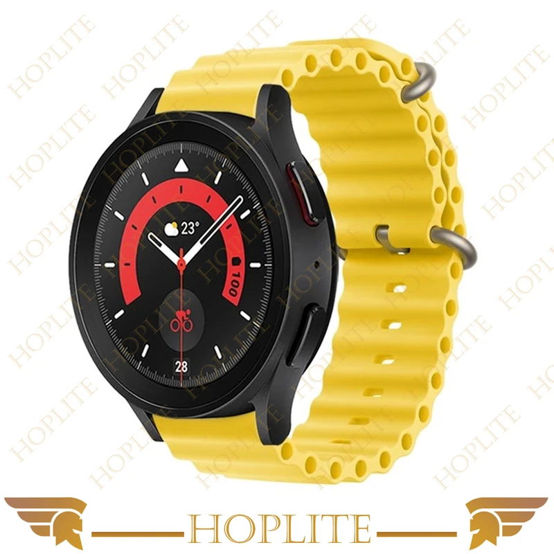 بند هاپلایت مدل Ocean مناسب برای ساعت هوشمند سامسونگ Galaxy Watch Active 1 / Active 2 40mm / Active 2 44mm / Watch 3 41mm / Watch 4 40mm / Watch 4 42mm / Watch 4 44mm / Watch 4 46mm