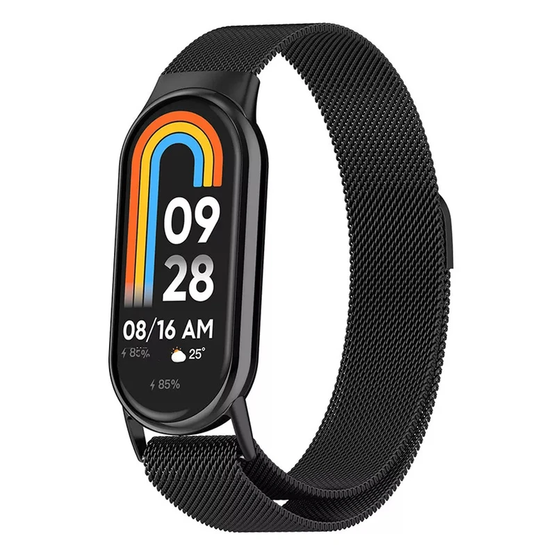 بند آکوآرا مدل Milanese GRDS مناسب برای مچ بند هوشمند شیائومی Mi Band 10 به همراه کاور