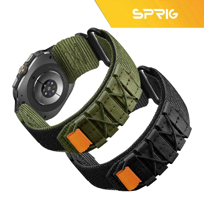 بند اسپریگ مدل Nylon Outdoor مناسب برای ساعت هوشمند سامسونگ Galaxy Watch 7 Ultra 47mm