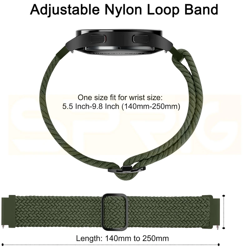 بند اسپریگ مدل Braided NewC TW مناسب برای ساعت هوشمند میبرو X1 / A1 / A2 / Lite 2 / C3 22mm