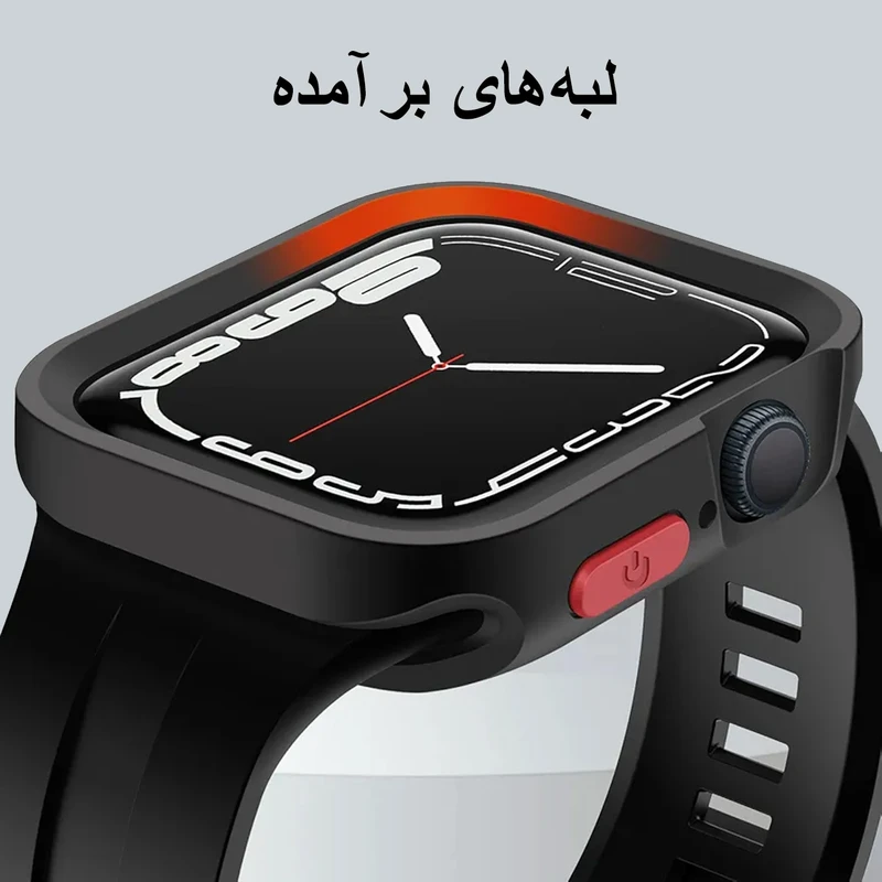 کاور هاپلایت مدل Armor Shield HL مناسب برای اپل واچ سری 7/8/9 سایز 41 میلی متری به همراه محافظ صفحه نمایش