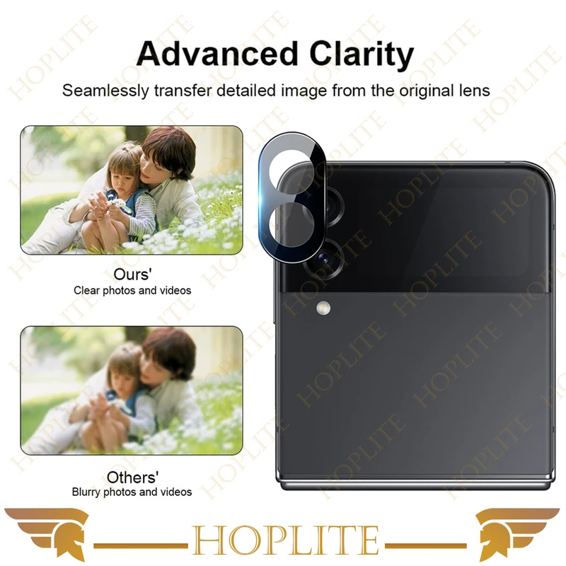 محافظ لنز دوربین هاپلایت مدل 3D-HL مناسب برای گوشی موبایل سامسونگ Galaxy Z Flip 4