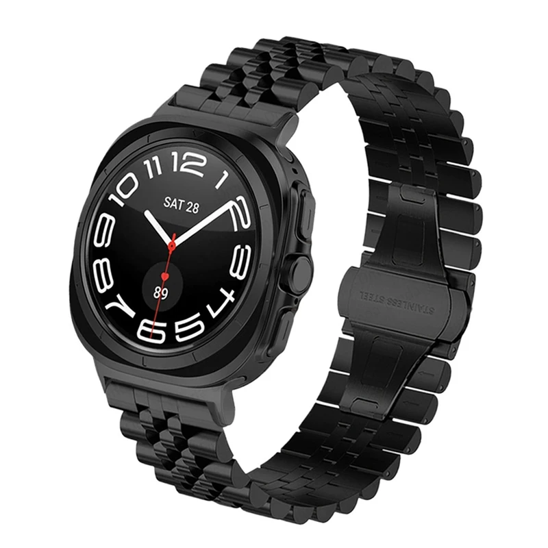 بند اسپریگ مدل 5Bead JustG مناسب برای ساعت هوشمند سامسونگ Galaxy Watch 7 Ultra 47mm به همراه کاور