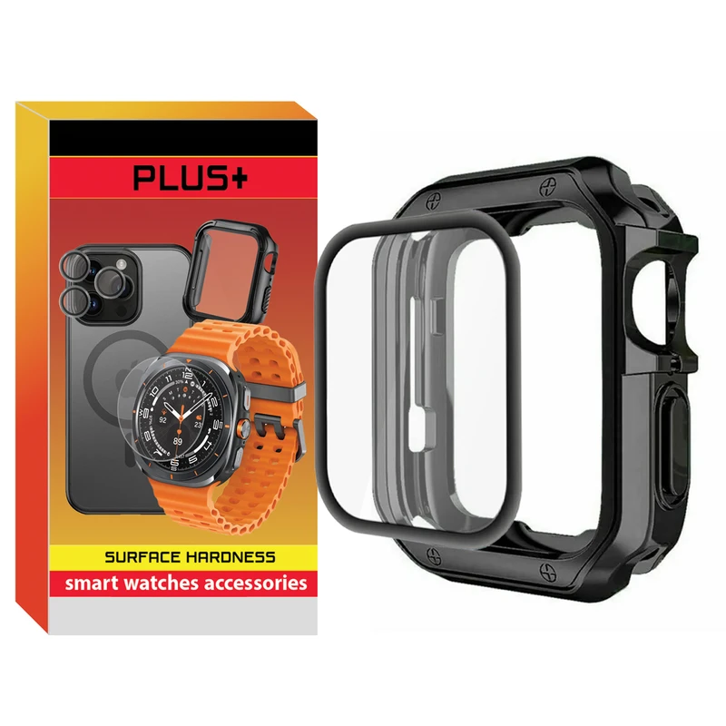 کاور پلاس مدل Lux Shield PL مناسب برای اپل واچ سری 4/5/6/Se سایز 40 میلی متری به همراه محافظ صفحه نمایش