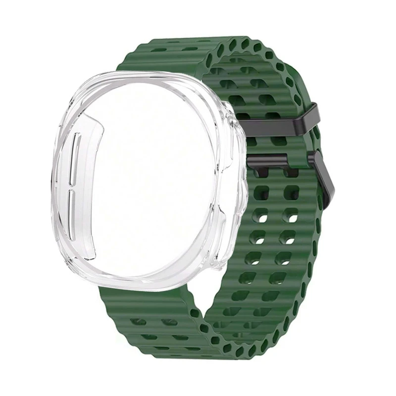 بند هاپلایت مدل Ocean CL Guard HL مناسب برای ساعت هوشمند سامسونگ Galaxy Watch 7 Ultra 47mm به همراه کاور