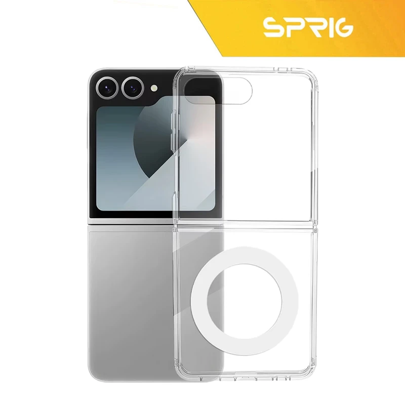 کاور اسپریگ مدل Clear Magsafe مناسب برای گوشی موبایل سامسونگ Galaxy Z Flip 7