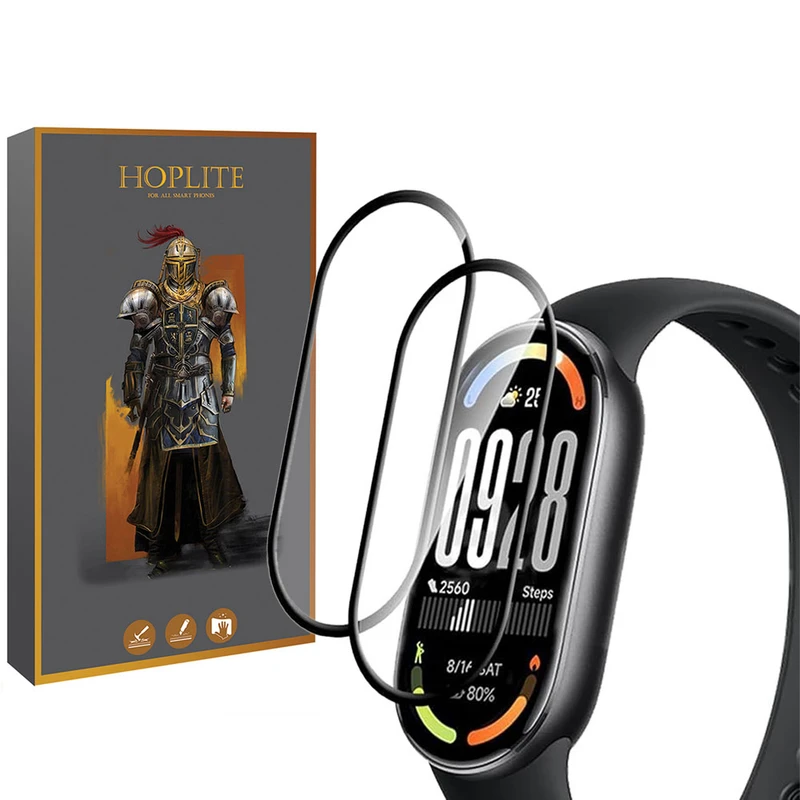محافظ صفحه نمایش هاپلایت مدل PMMA HL مناسب برای ساعت هوشمند شیائومی Mi Band 10 بسته دو عددی