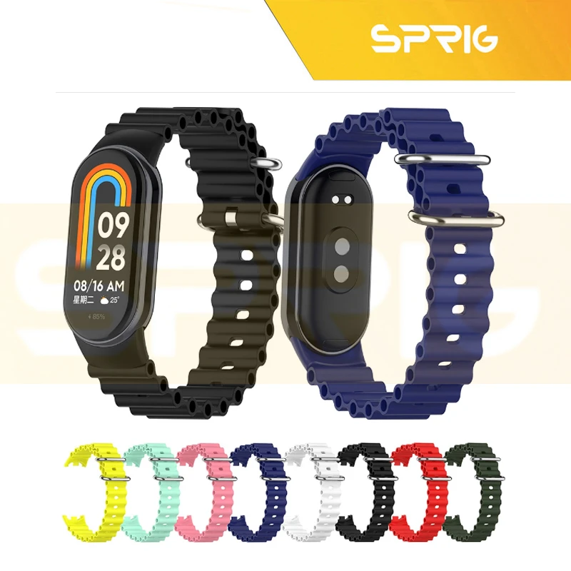 بند اسپریگ مدل Ocean MI مناسب برای ساعت هوشمند شیائومی Mi band 10